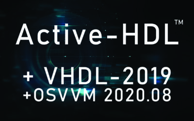 Powerful FPGA Design Creation and Simulation IDE Adds VHDL-2019 Support & OSVVM Enhancements